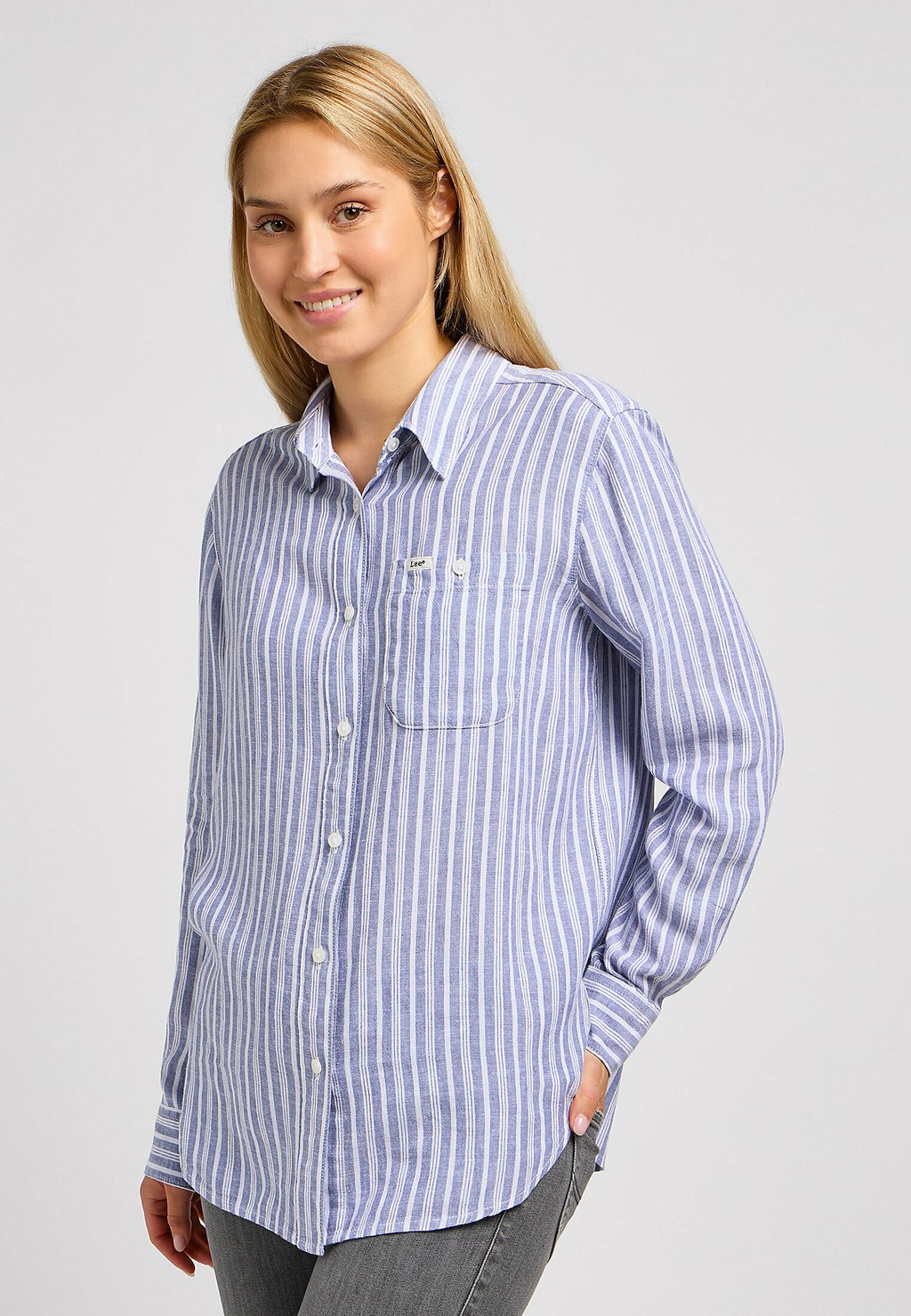 Блузка-рубашка Lee, цвет surf blue