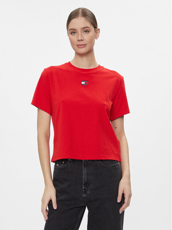 

Футболка свободного покроя Tommy Jeans, красный