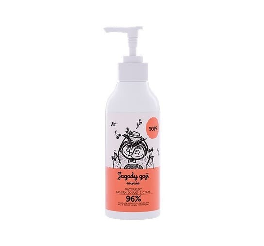 

Натуральный лосьон для рук и тела, 300 мл Yope, Goji Berries and Cherry