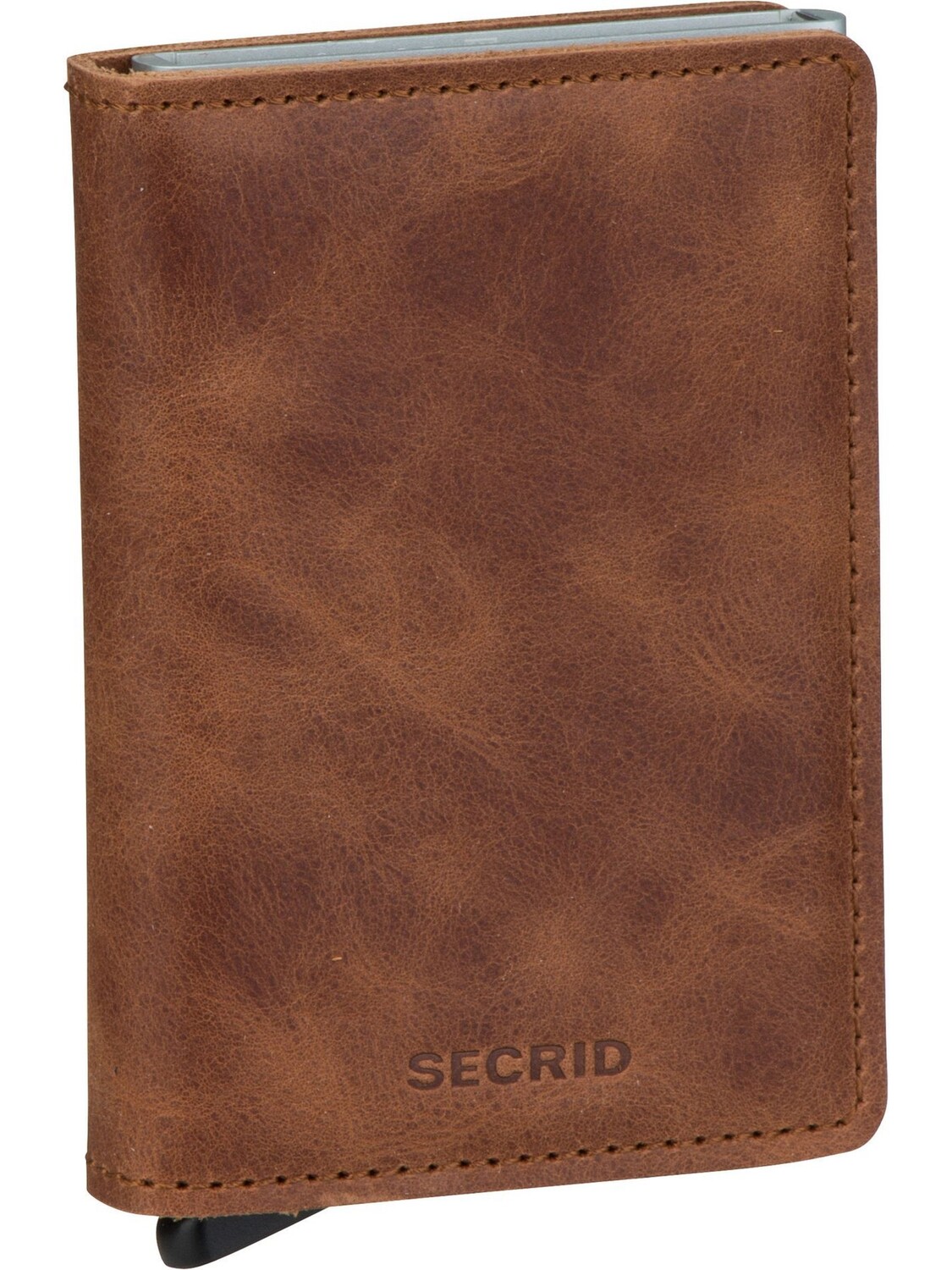 

Кошелек Secrid Slim Vintage, цвет Cognac-Silver