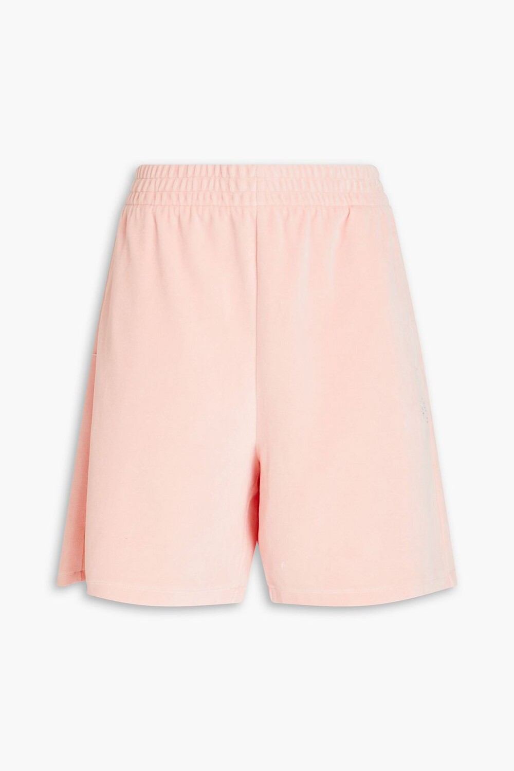 

Велюровые шорты с кристаллами ALEXANDERWANG.T, розовый