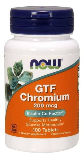 GTF Chromium - Хром GTF 200 мкг (100 таблеток) Inna marka минеральная добавка swanson gtf chromium 100 мкг 200 капсул