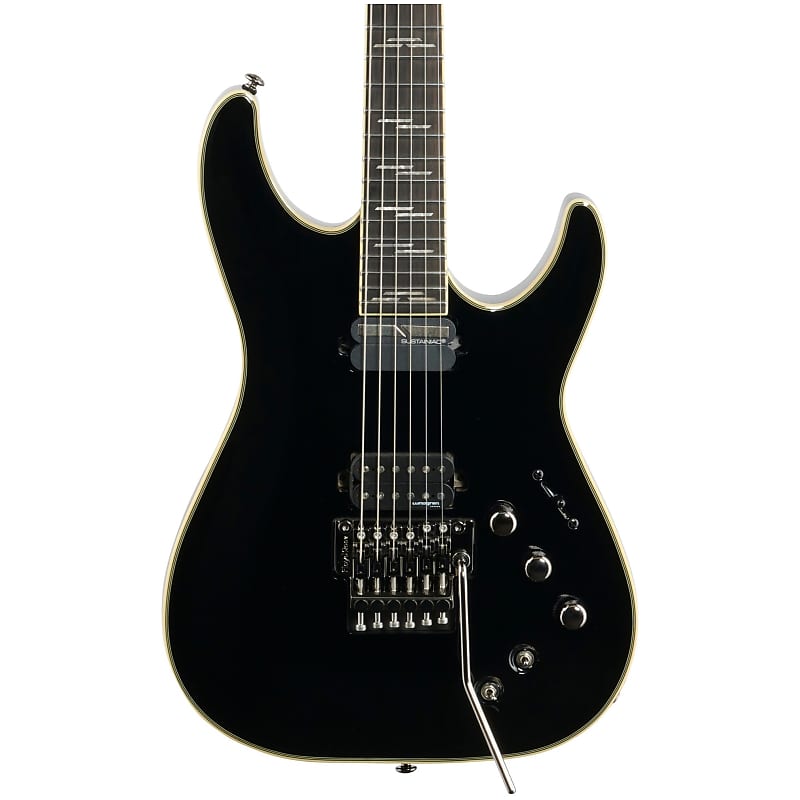 Электрогитара Schecter C-1 FR-S Blackjack Electric Guitar, Gloss Black