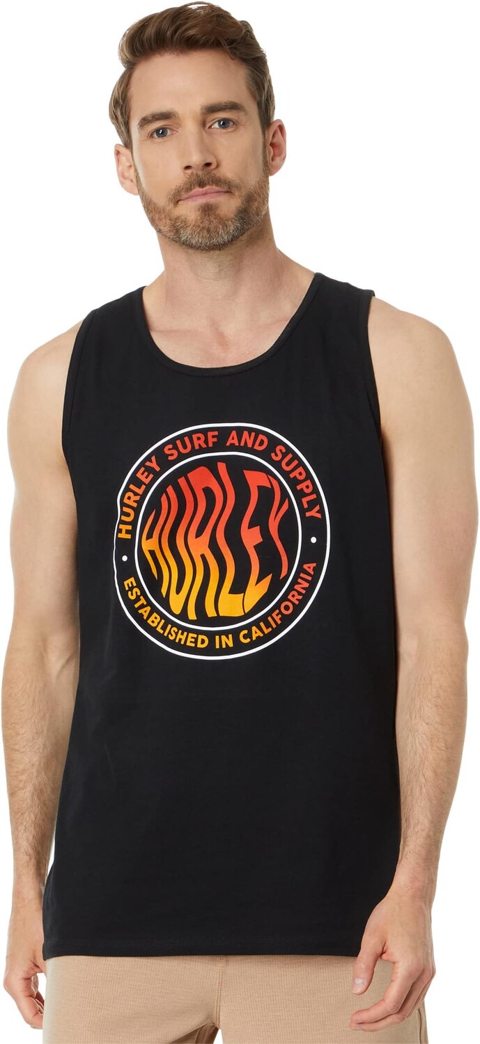 

Топ Dot Com Tank Hurley, черный