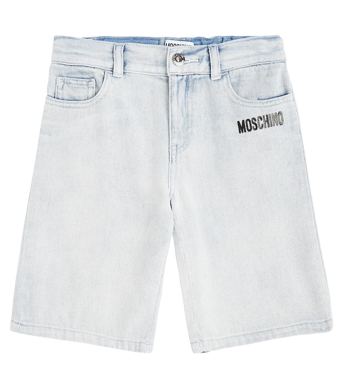 

Джинсовые шорты Moschino, синий