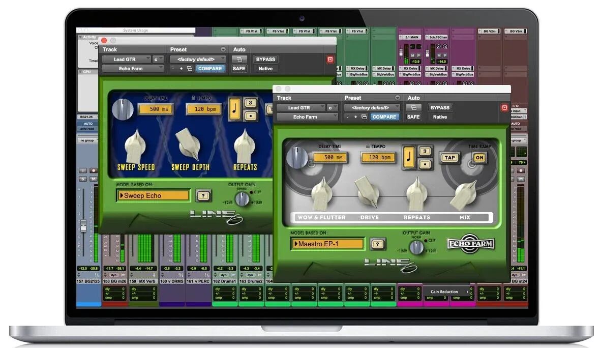 

Обновление подключаемого модуля Line 6 Echo Farm 3 с TDM