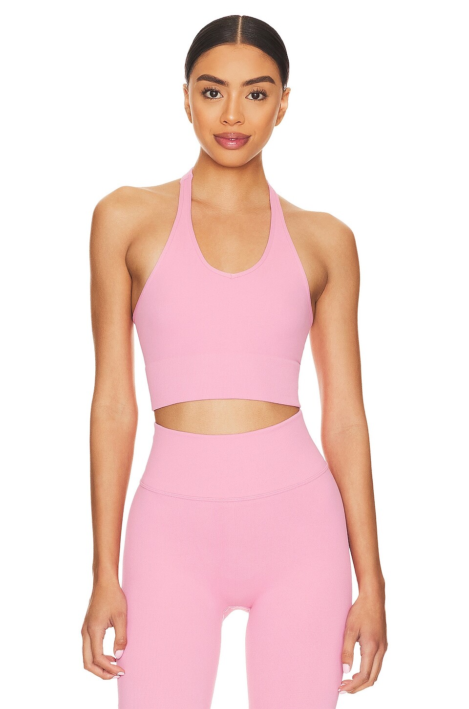

Майка WellBeing + BeingWell StretchWell Terra Halter, цвет Rose