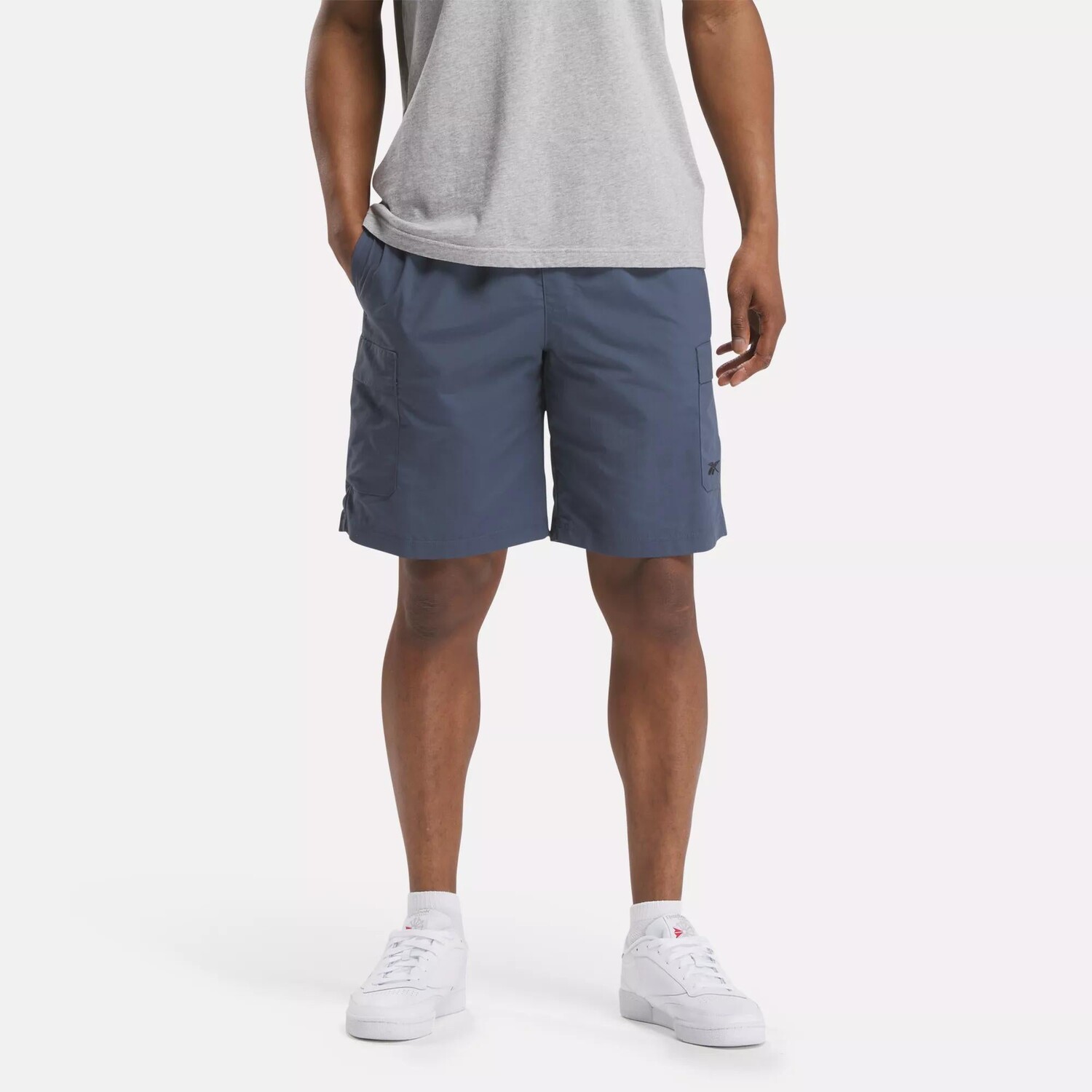 

Классические униформные тканые шорты-карго Reebok, цвет East Coast Blue