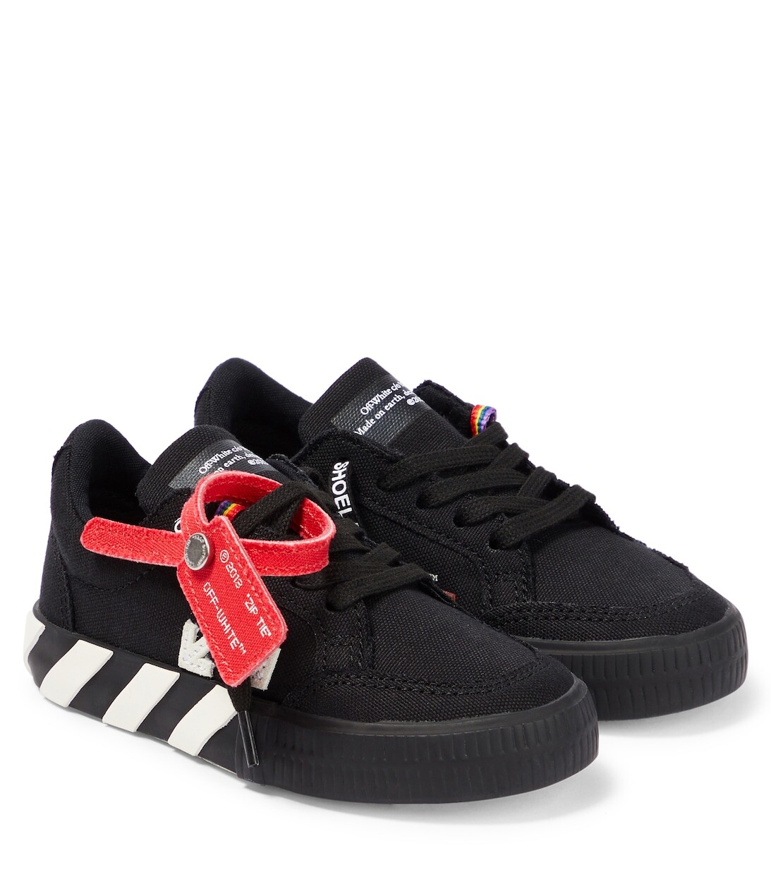 

Низкие кроссовки из вулканизированной кожи Off-White, черный
