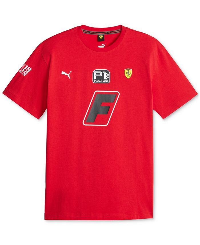 

Мужская футболка Ferrari Race Garage Crew Puma, красный