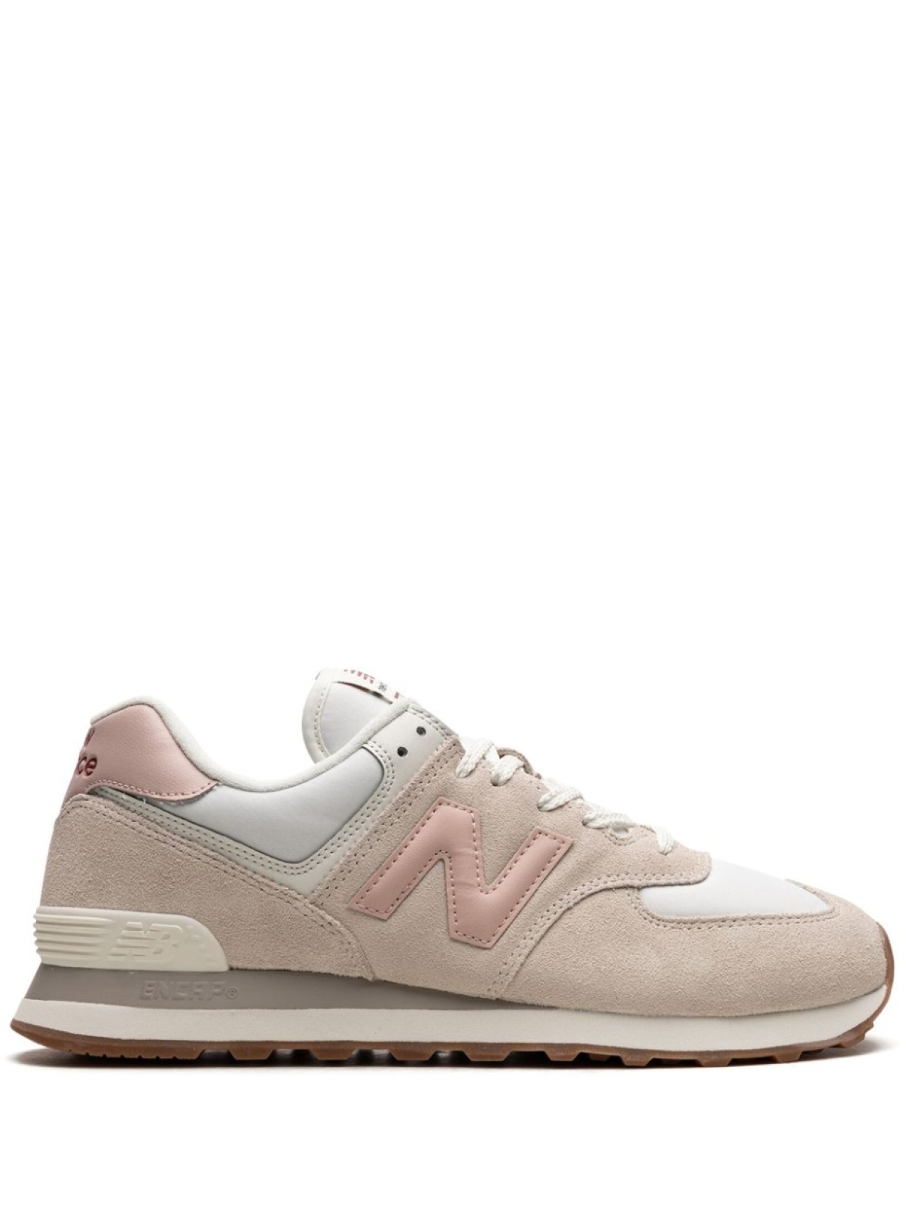 

New Balance кроссовки 574 White/Pink/Gum, нейтральный цвет, Серый, New Balance кроссовки 574 White/Pink/Gum, нейтральный цвет