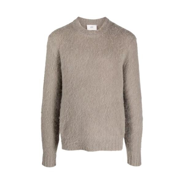 

Пулловер weicher pullover taupe taupe Ami Paris, серый