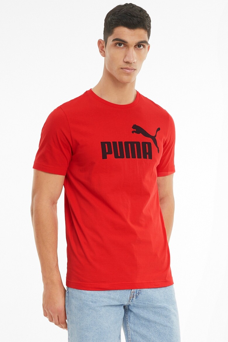 

Хлопковая футболка с логотипом Essential Puma, красный