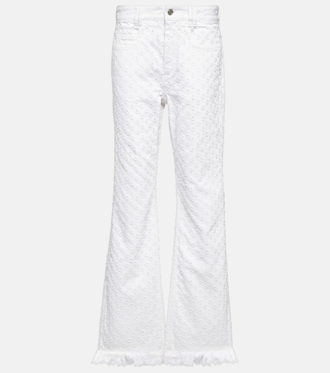 

Джинсы прямого кроя с завышенной талией ISABEL MARANT, белый