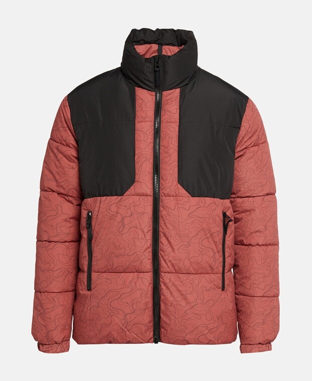

Стеганая куртка edc by Esprit, серо-коричневый