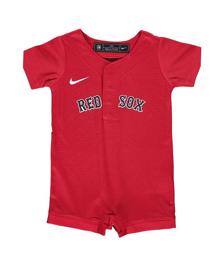 

Красный комбинезон из джерси Boston Red Sox для новорожденных Nike, красный