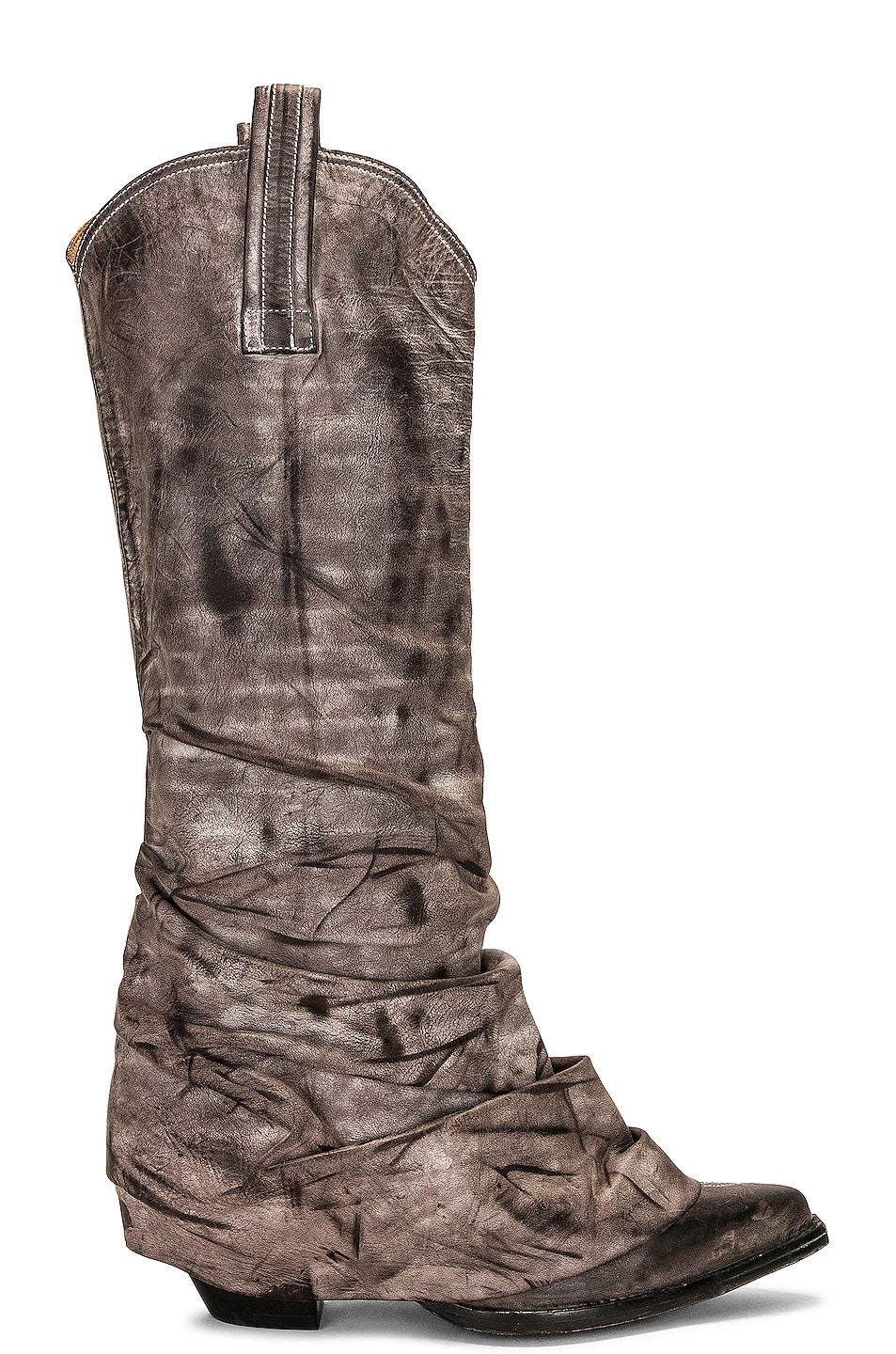 

Ботинки R13 Mid Cowboy, цвет Distressed Grey