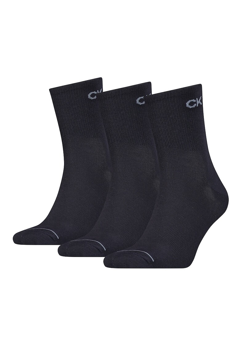 

Носки с логотипом - 3 пары Calvin Klein, синий
