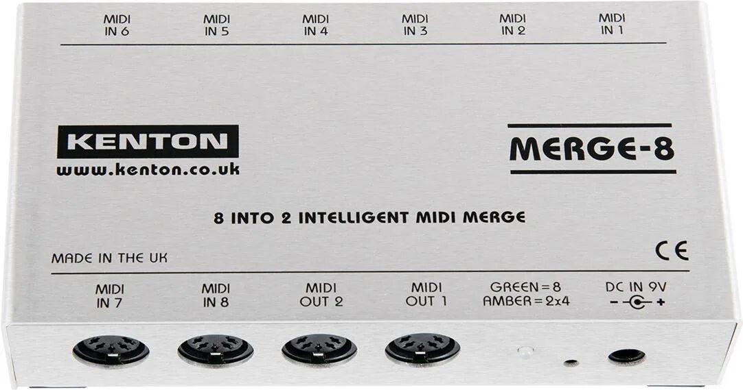 

Новый MIDI-бокс Kenton Merge-8