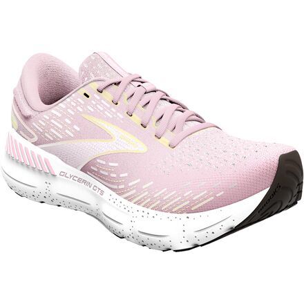 

Беговые кроссовки Glycerin GTS 20 женские Brooks, цвет Pink/Yellow/White