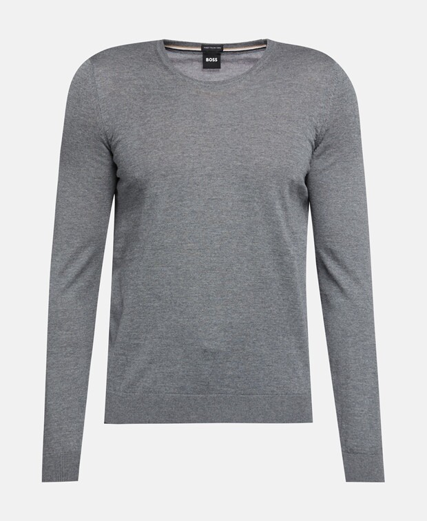 

Вязаный джемпер Boss Black, цвет Medium Grey
