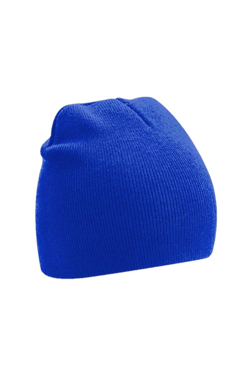 цена Оригинальная шапка из переработанных материалов Beechfield, синий