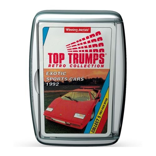 

Настольная игра Exotic Sports Cars Retro – Top Trumps Retro Winning Moves