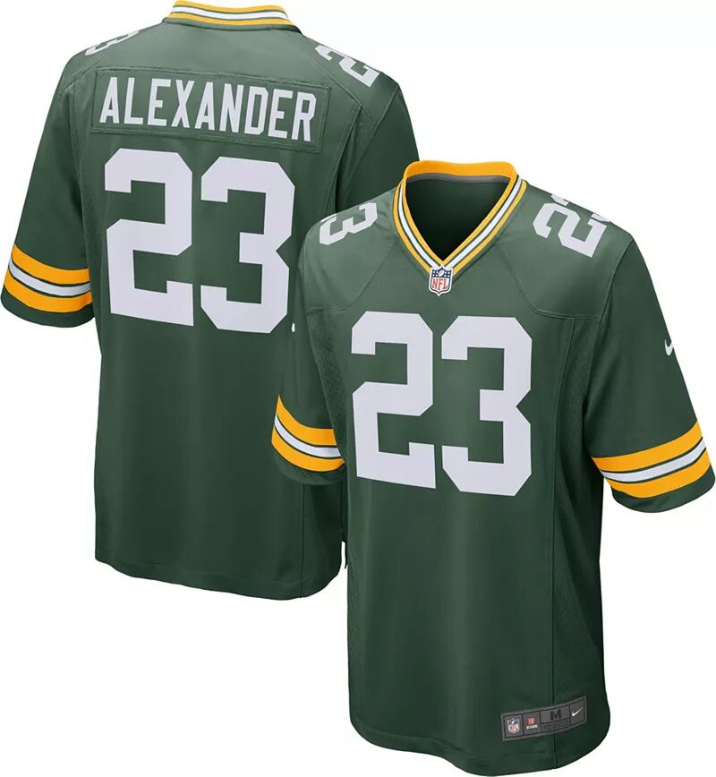 

Мужское джерси Nike Green Bay Packers Jaire Alexander #23 Green Game