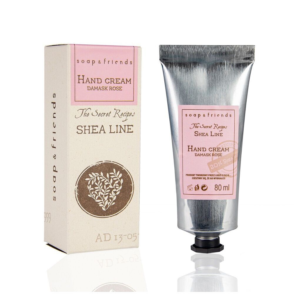 

Крем для рук «роза» Soap&Friends Shea Line, 80 мл