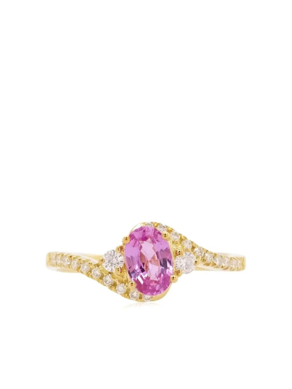 

Кольцо из желтого золота с бриллиантами и сапфирами HYT Jewelry, золотой