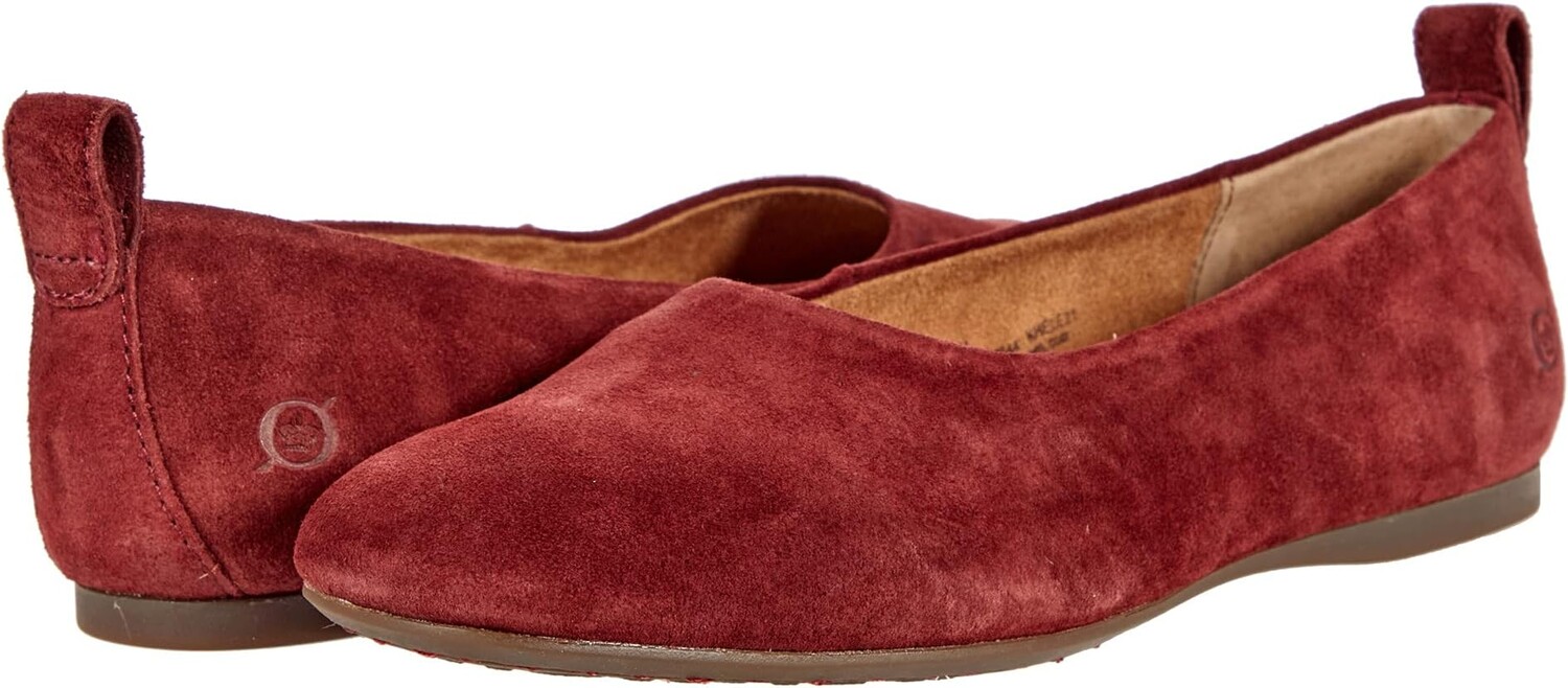 

Балетки Beca Born, цвет Dark Red Suede