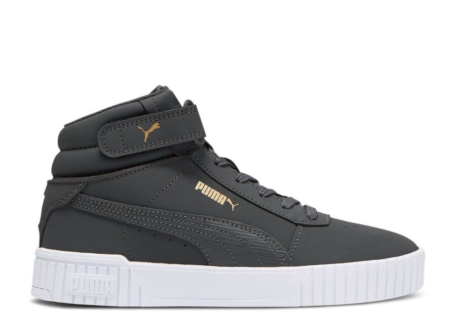 

Кроссовки Puma Wmns Caina 2.0 Mid Lux 'Asphalt Team Gold', серый