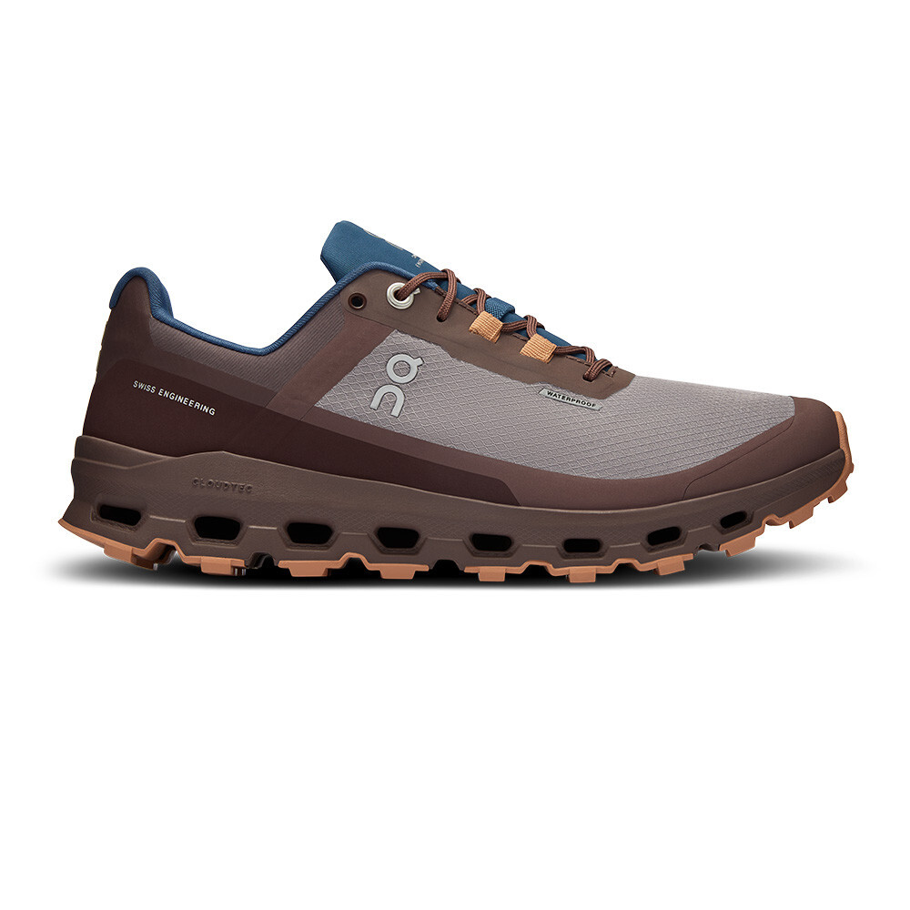 

Кроссовки для бега On Running Cloudvista Waterproof Trail, коричневый
