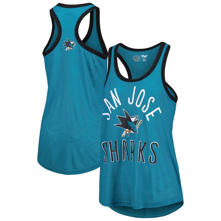 

Топ G-III 4Her by Carl Banks San Jose Sharks, бирюзовый