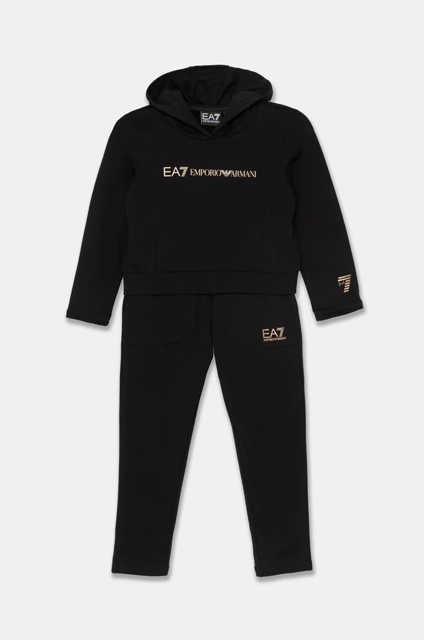 

Спортивный костюм EA7 Emporio Armani, черный