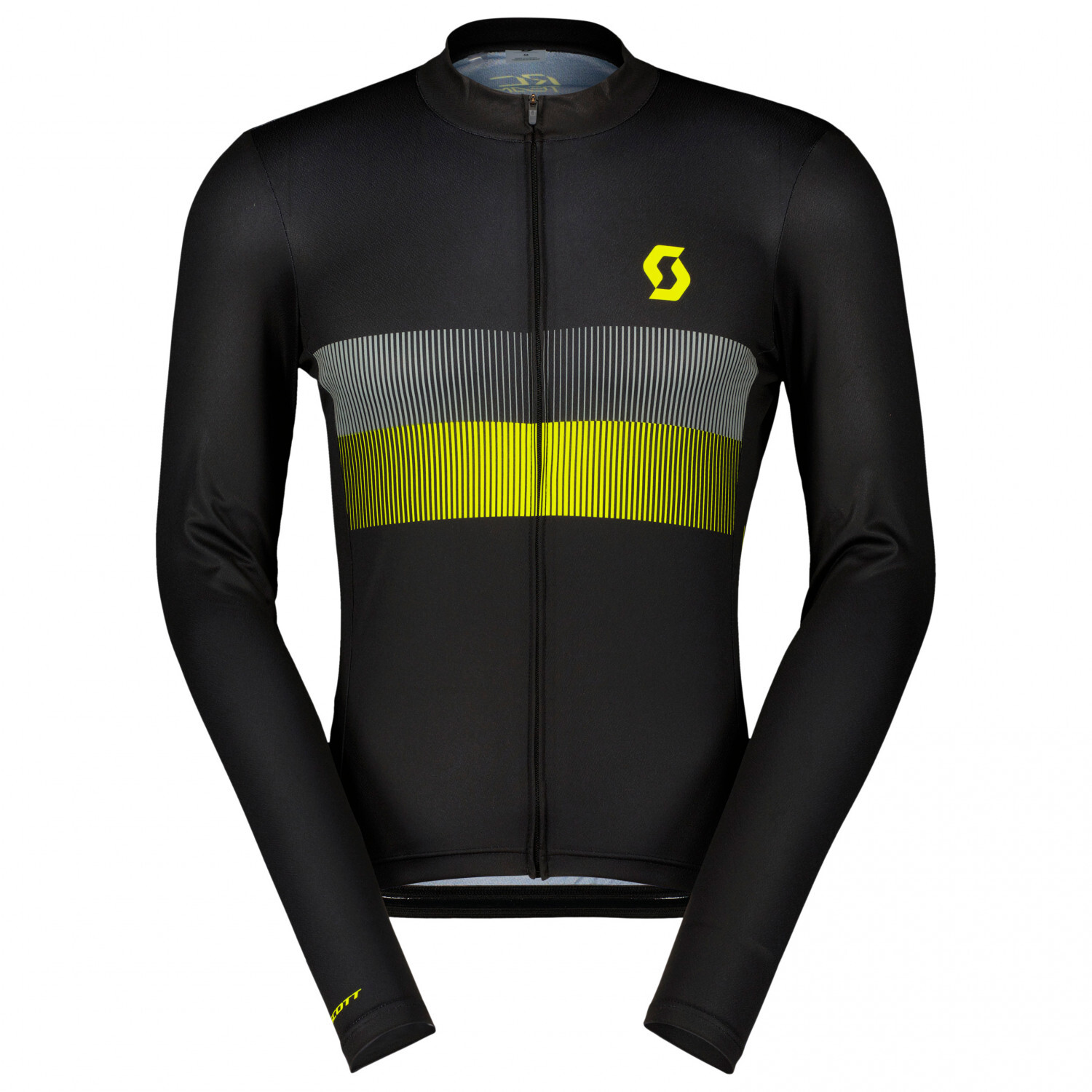 Велосипедный трикотаж Scott RC Team 10 L/S, цвет Black/Sulphur Yellow