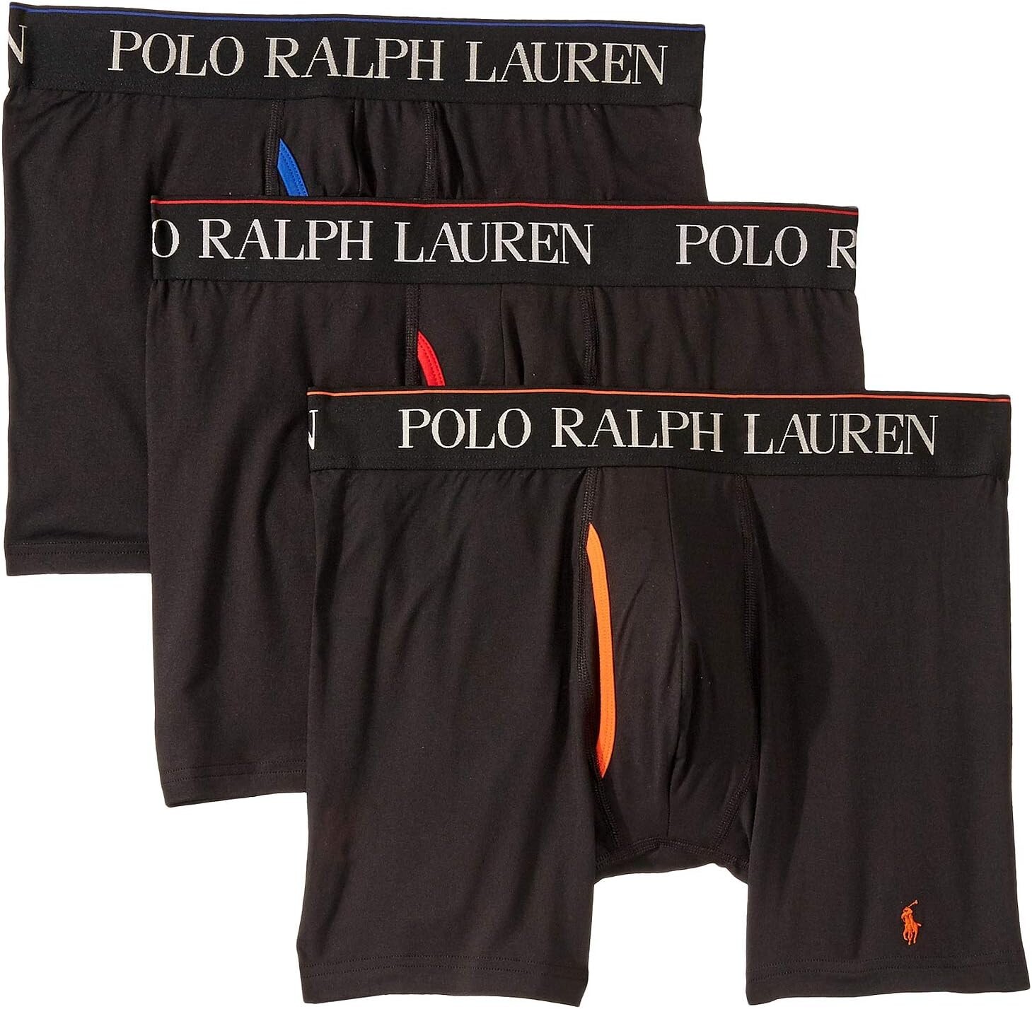 

Комплект из трех трусов-боксеров из микрофибры 4D-Flex Cool Polo Ralph Lauren, цвет 3 Polo Black