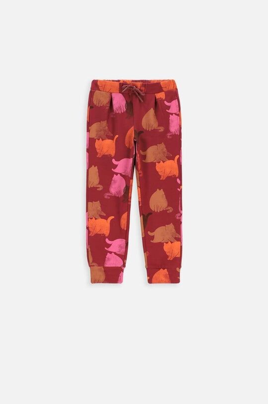 

Детские спортивные штаны Coccodrillo ZC3120101PUK PEPPED UP KIDS, бордовый