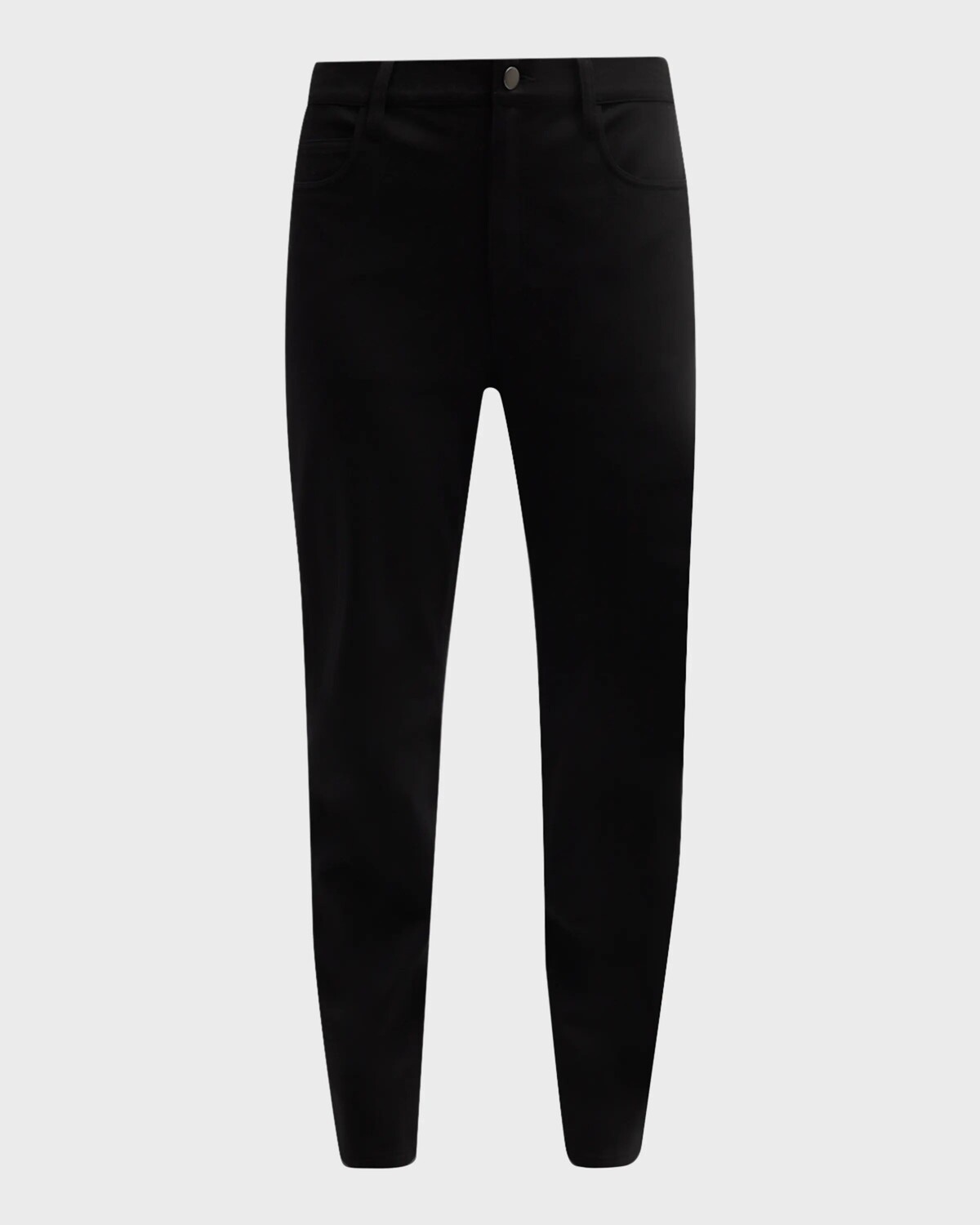 

Узкие брюки Flex Ponte с высокой посадкой Eileen Fisher, черный