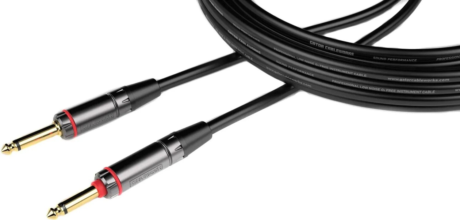 

Новый тихий инструментальный кабель серии Gator Cableworks Headliner — 10 футов