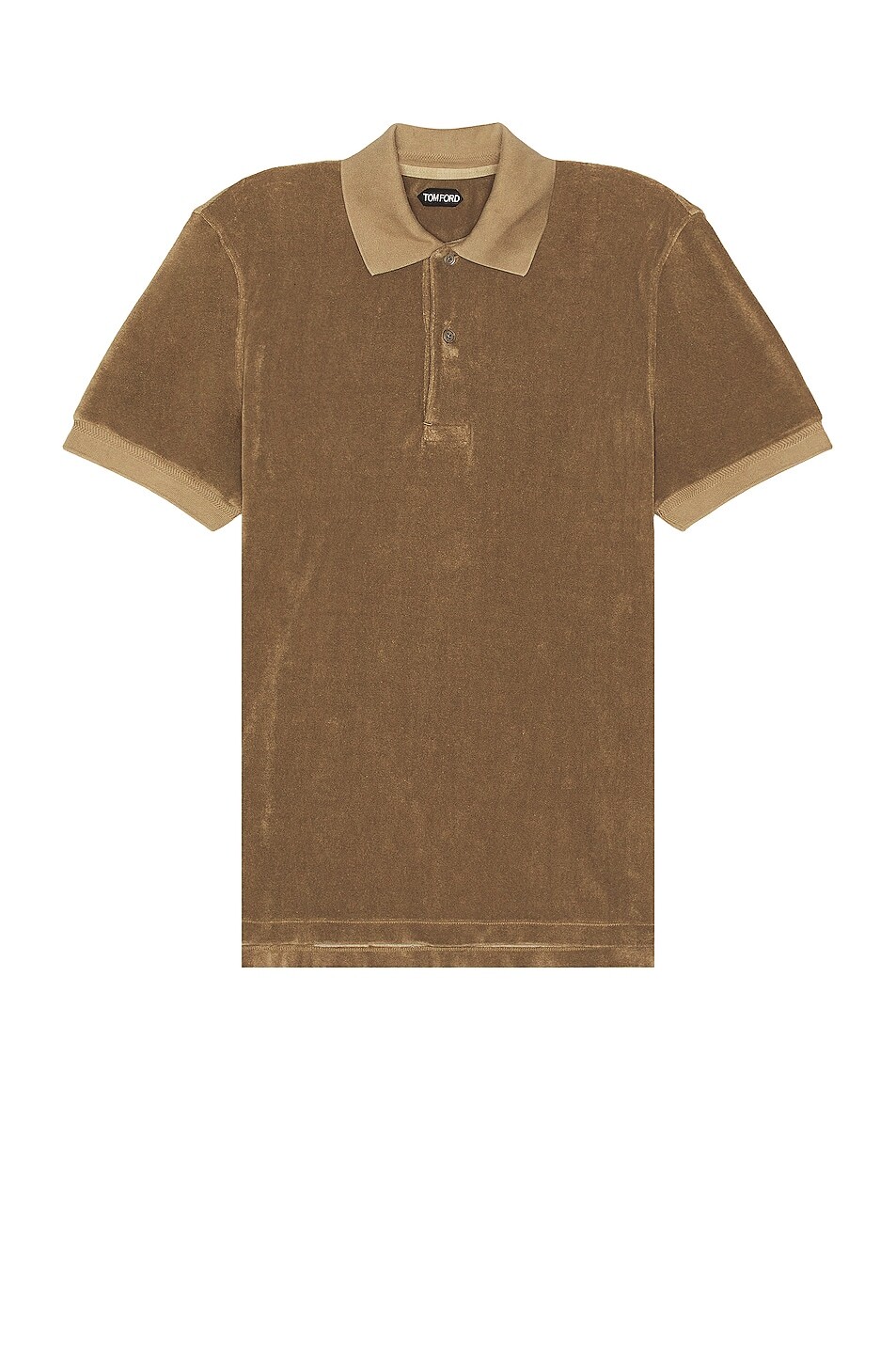 

Поло Tom Ford Towelling Ss, оливковый, Зеленый