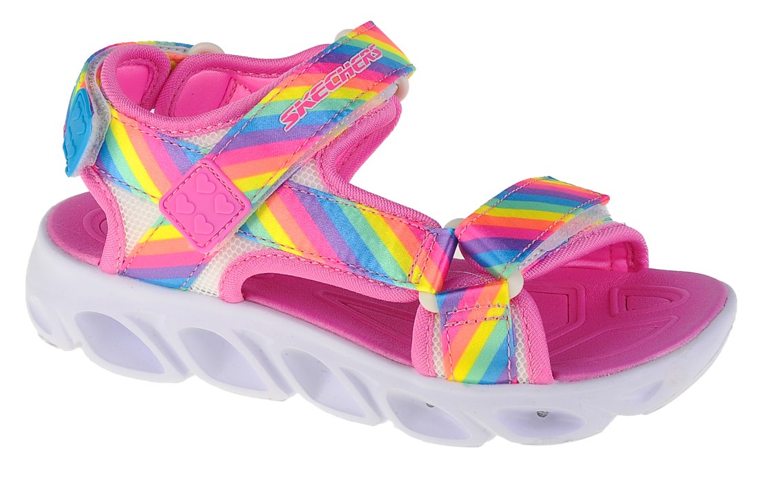 Сандалии Skechers Hypno Splash Rainbow Lights, разноцветный сандалии для мальчиков skechers thermo splash черный