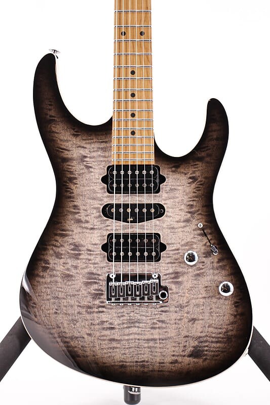 

Электрогитара Suhr Modern Plus Roasted Maple Fingerboard Trans Charcoal Burst Electric Guitar