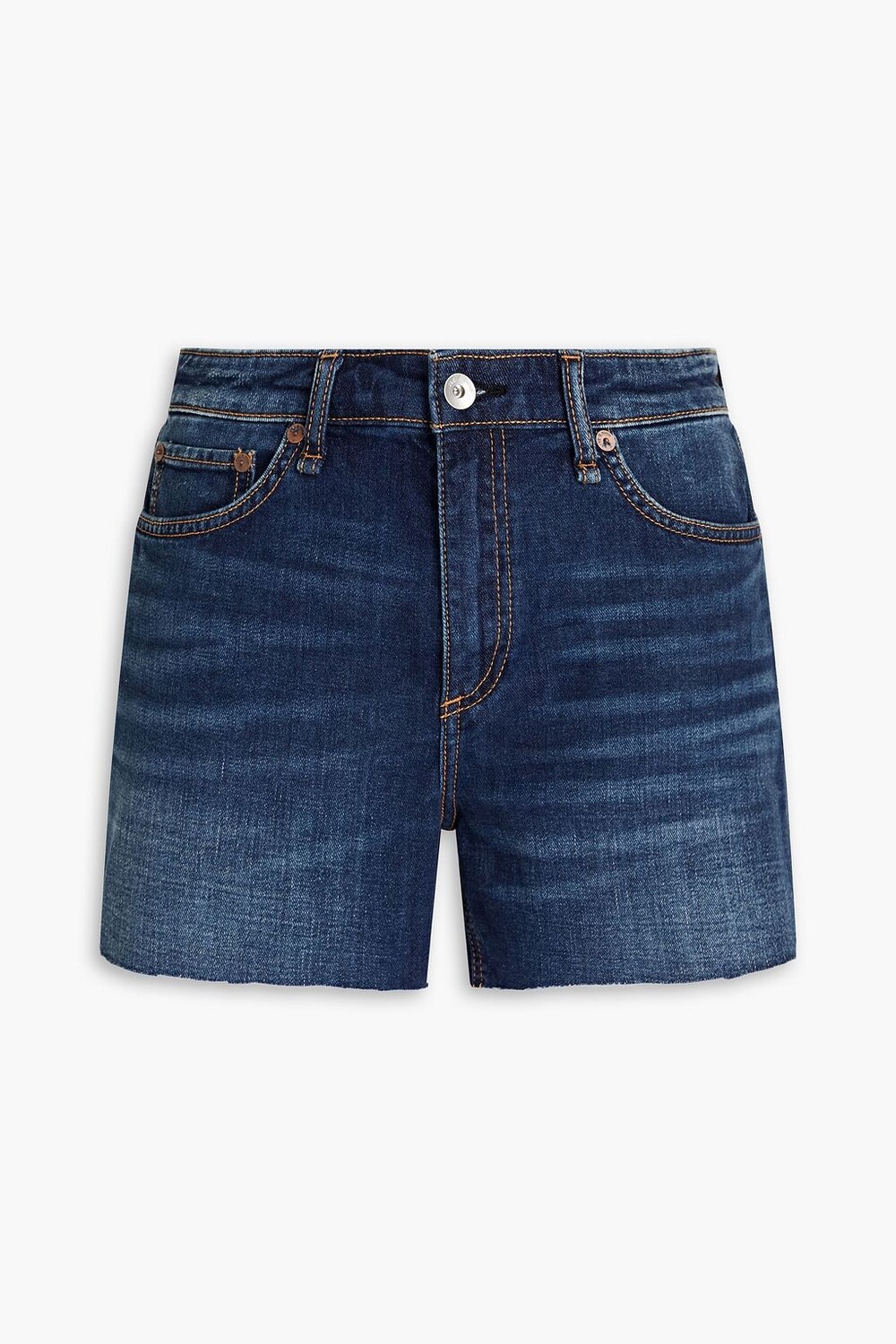 

Джинсовые шорты Dre с выцветшим эффектом RAG & BONE, синий