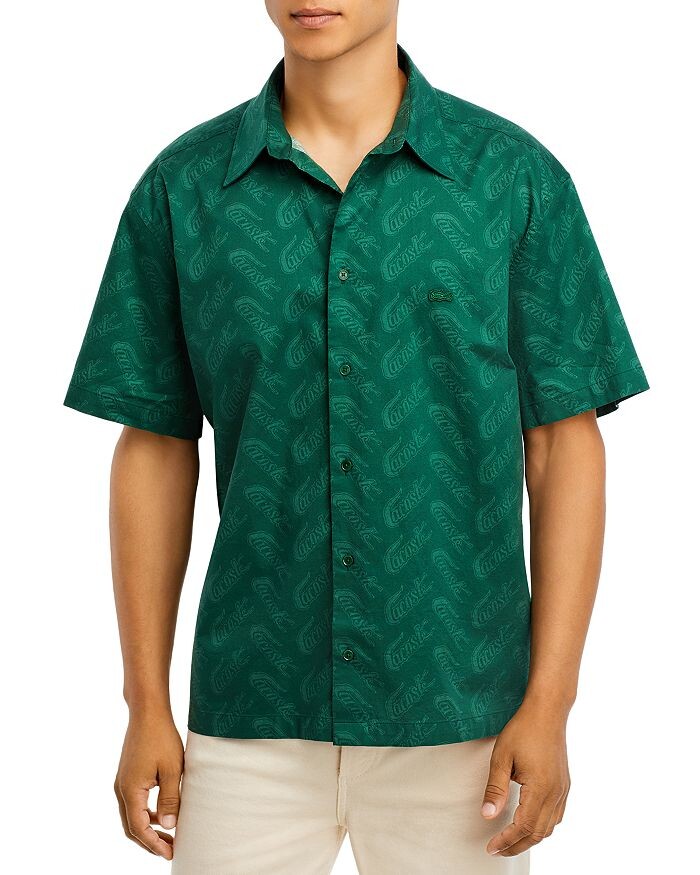 

Рубашка свободного кроя с монограммой Lacoste