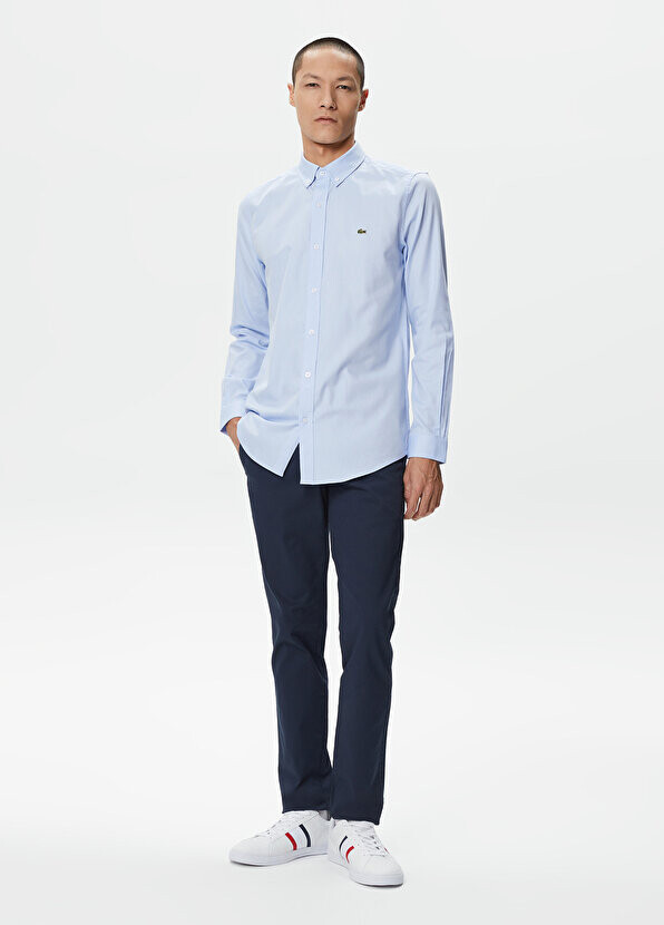 

Lacoste мужские брюки узкого кроя темно-синего цвета Lacoste, Синий