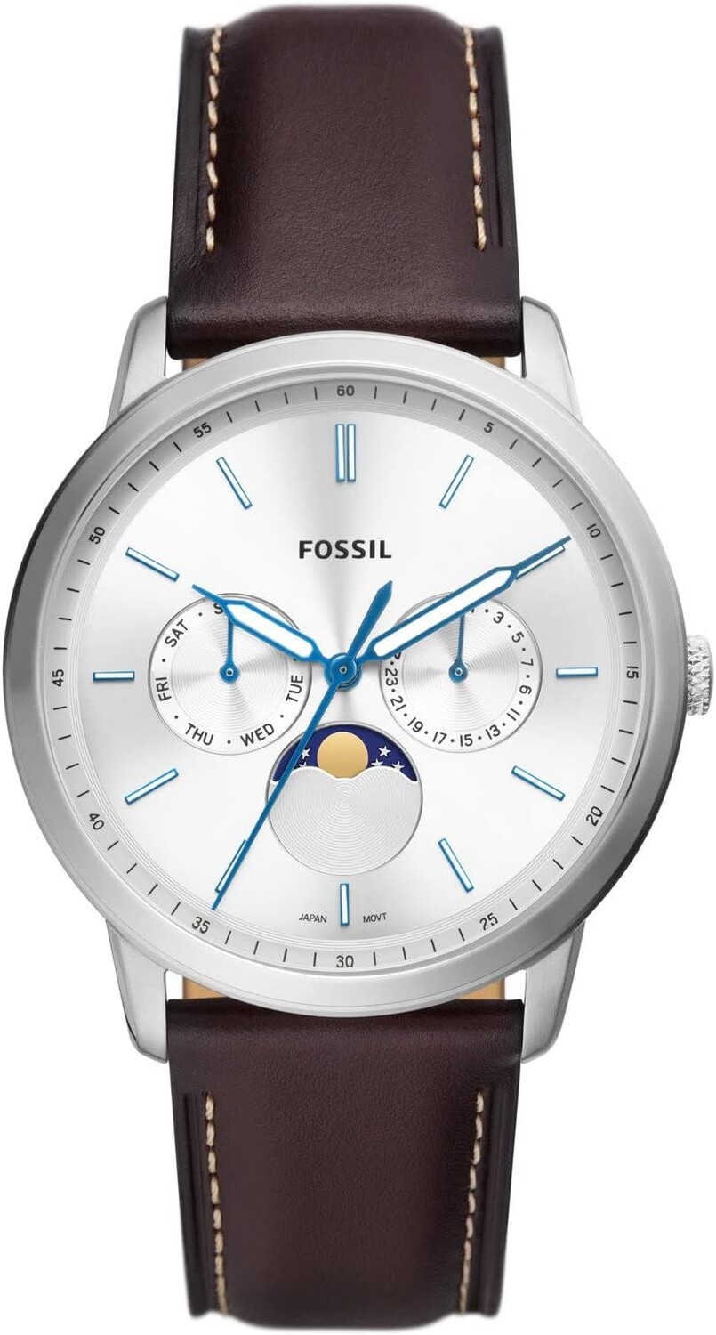 

Часы Neutra Minimalist Multifunction Leather Watch - FS5905 Fossil, коричневый