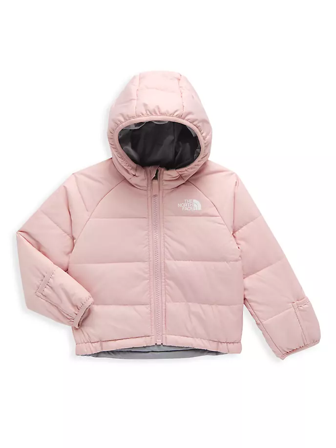 Двусторонняя куртка Perrito для маленьких девочек The North Face, цвет peach pink стринги the poby silk pink peach