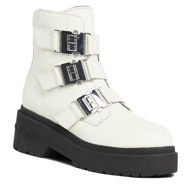 Ботинки Tommy Jeans TjwChunky Boot, белый цена и фото