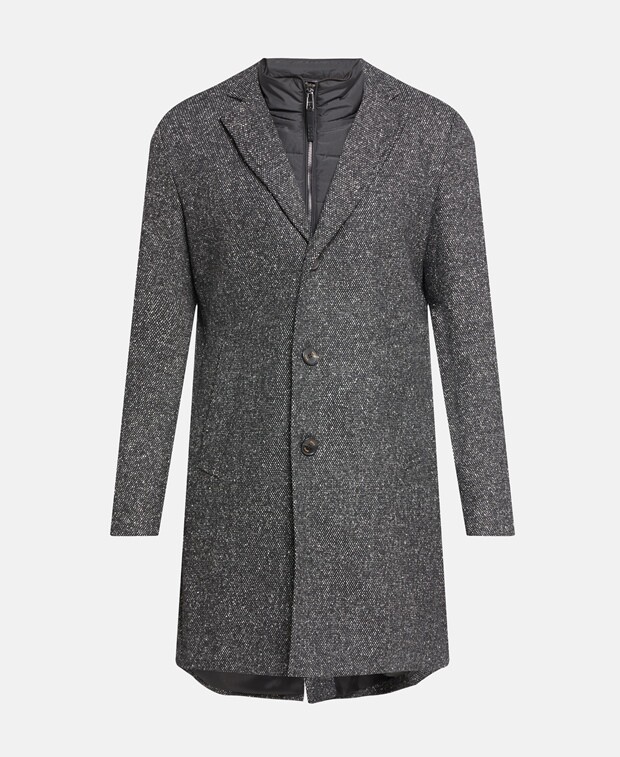 

Двухслойное пальто Boss Black, цвет Medium Grey